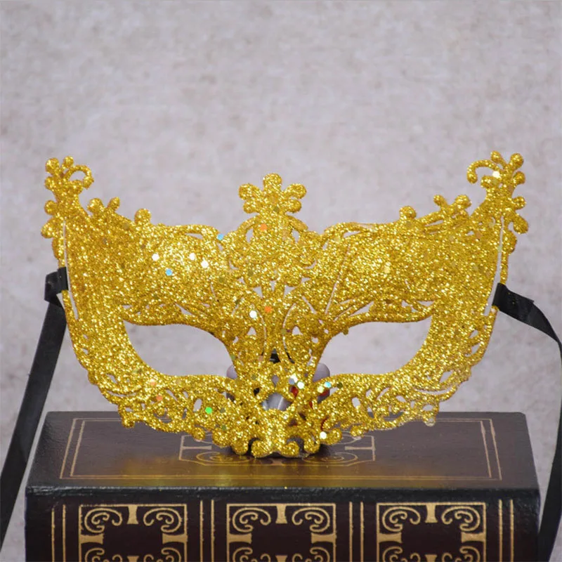 새로운 실버 블랙 섹시한 숙녀 가장 무도회 마스크 베네치아 파티 아이 마스크 레이스 카니발 멋진 드레스 의상 섹시한 파티 장식