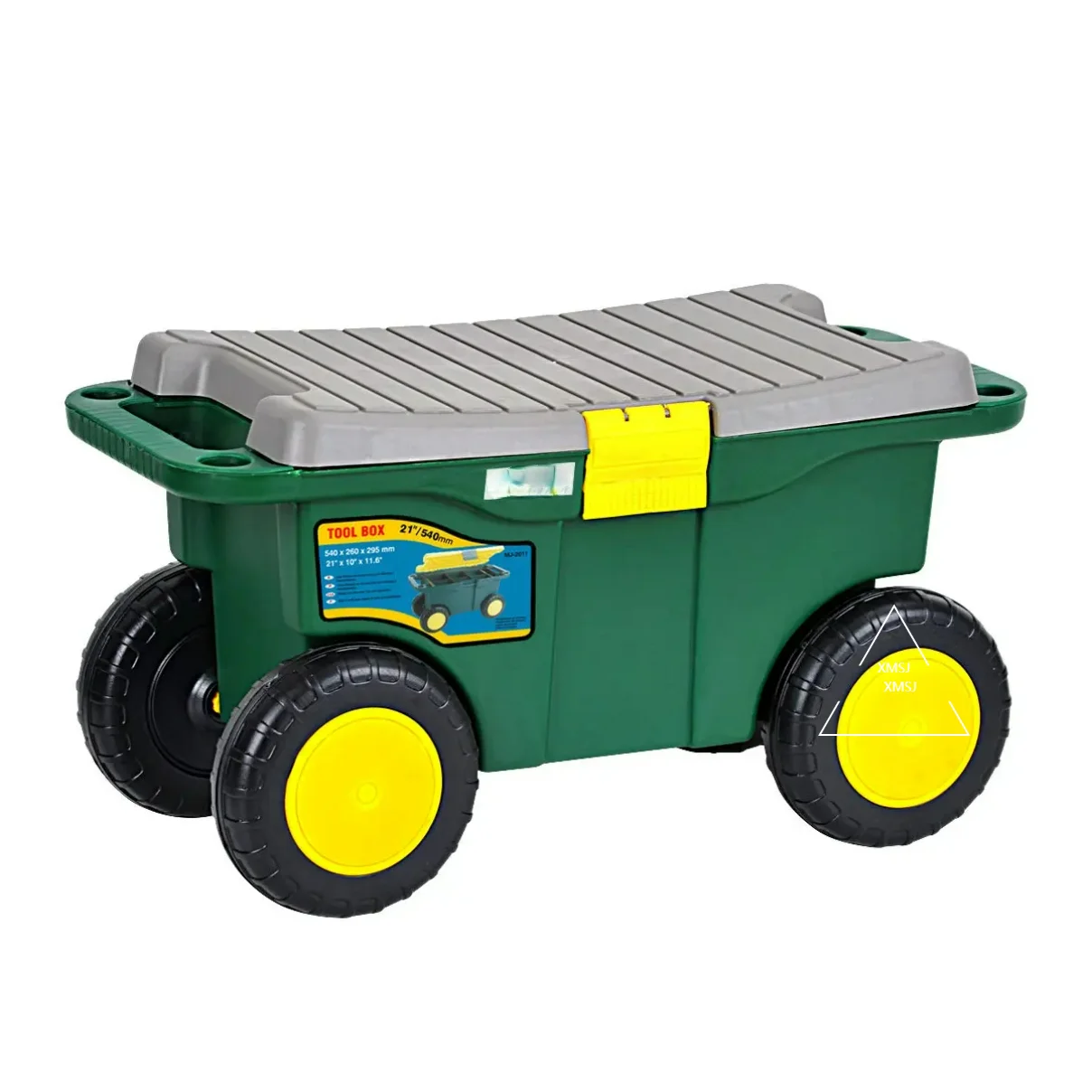 Creative Wheeled Hardware Tool Storage Box – Heavy-Duty Plastic, Mobile Organizer for Car Accessories, Garage, Workshop, Gardeni