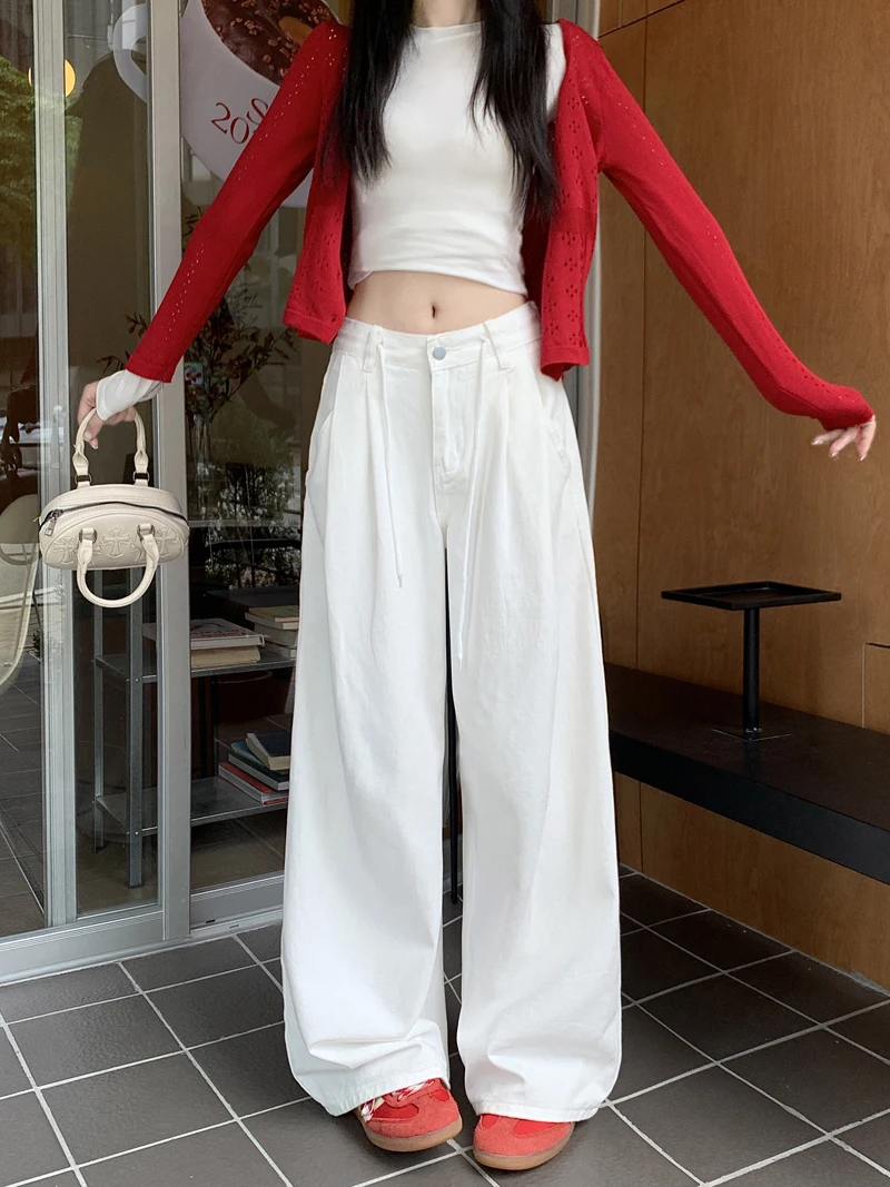 Femmes jean slim Style Cowboy femme clouté Rivet chaîne perle glands paillettes perle mode Denim femme pantalon gothique