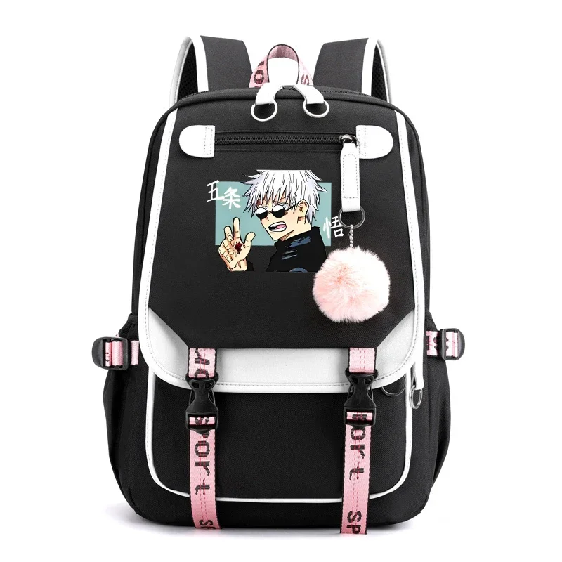 Mochilas de anime Satoru Gojo para adolescentes, mochila diaria para ordenador portátil, mochilas de viaje para estudiantes, mochilas escolares para niños y niñas