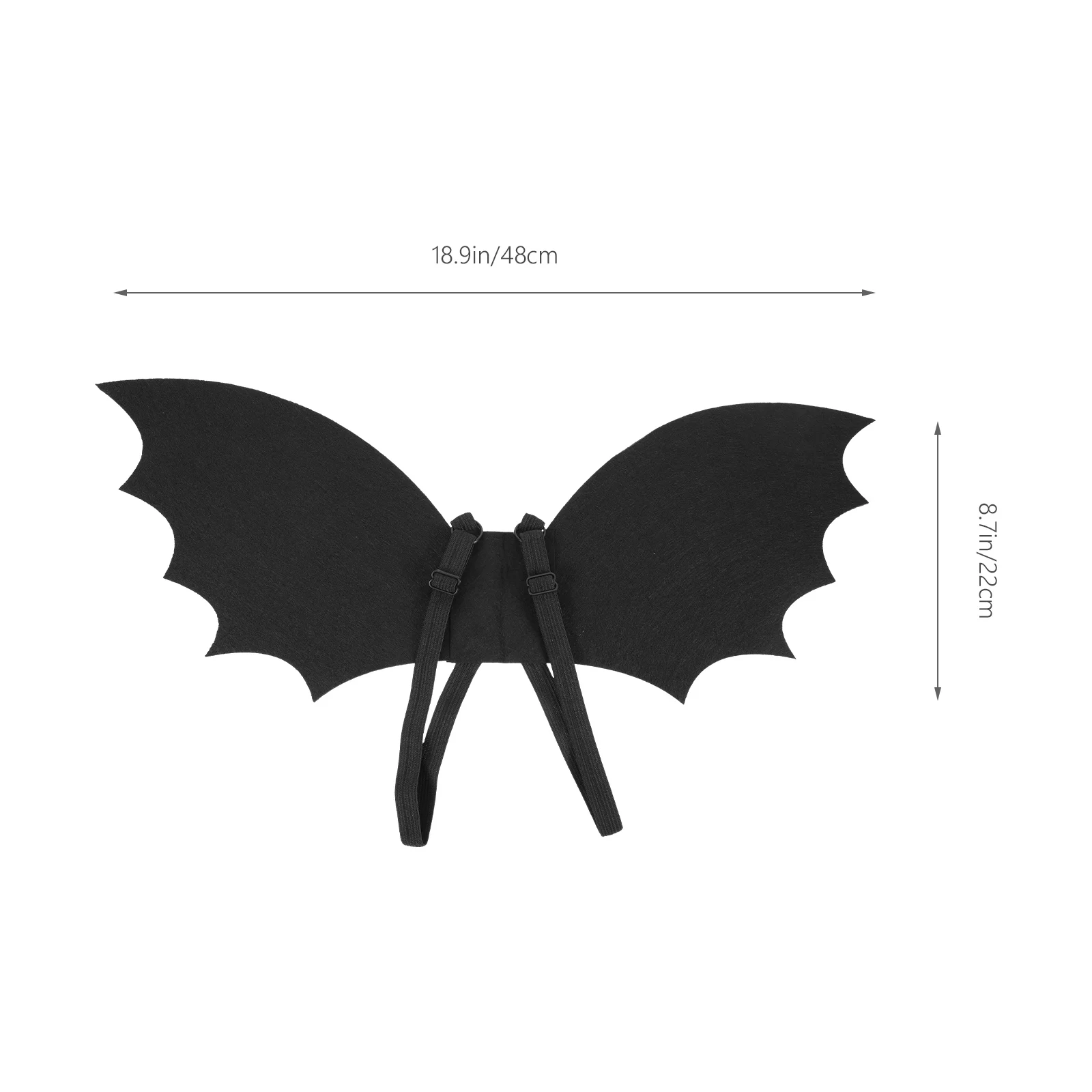 Black Bat Wings Isadora Moon Kids Halloween Bat Wing Cosplay Costume Accessory Performance Prop for Boys Girls