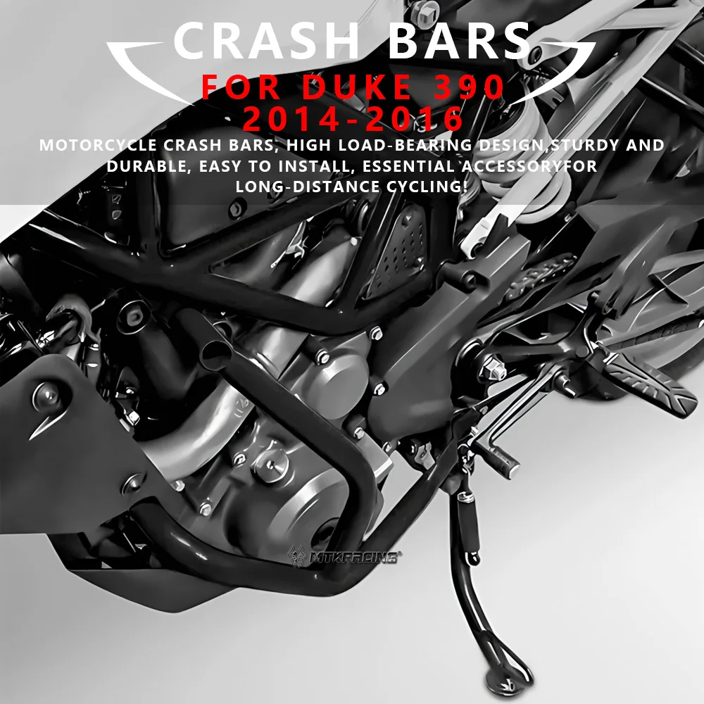 

MTK Crash bars For KTM DUKE 390 2014-2016 Motorcycle Engine Guard Highway Crash Bar Frame Protection Bumper Duke390 Accessories