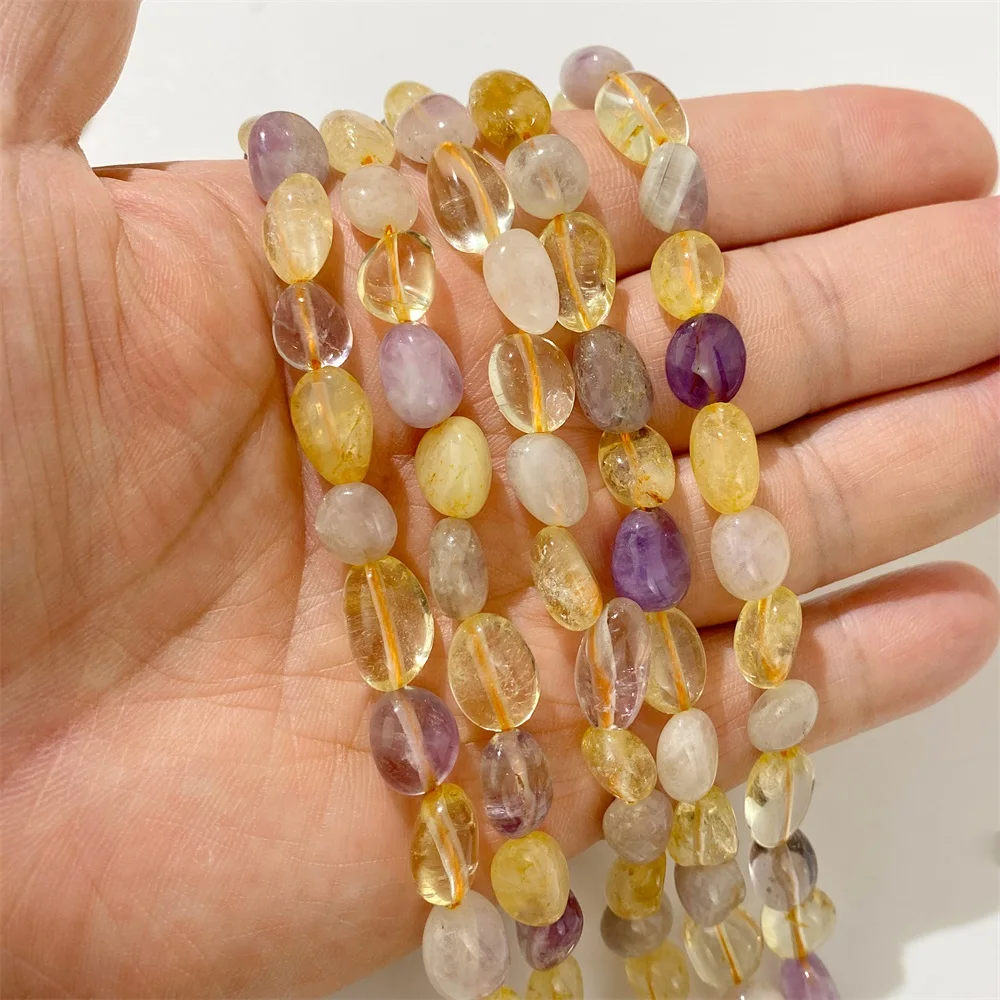 Natural Gem Stone Bead Irregular 8-12mm Agat Quartz Jasper Loose Spacer Beads For Jewelry Making DIY Bracelet Necklace Accessory