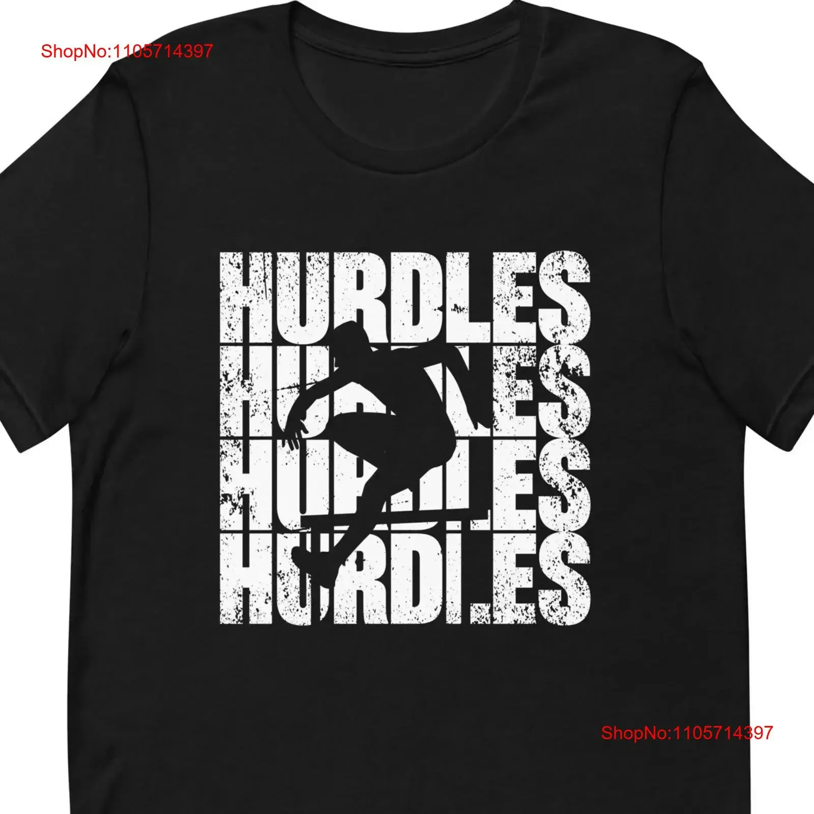 Hurdling T Shirt Hurdle Hurdler Athlete Track And Field T1940 vintage Washed Versatile homme Soft streetwear Slightly