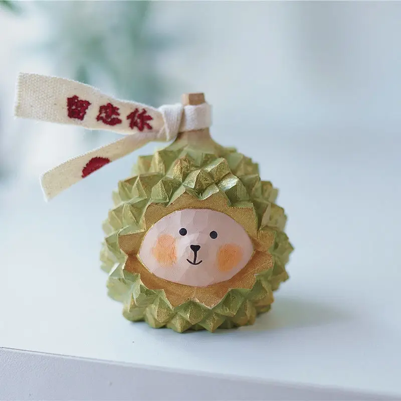 Mini Decoration Durian Cute Desktop Sense Car Nostalgia for Your Valentine's Day Girl Birthday Gift Home Accessories Figurine