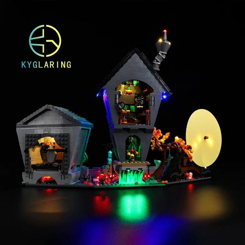 Kyglaring Light Kit For 21351 Tim Burton's The Nightmare Before Christmas Building Blocks LED Kit Toys (NOT Include the Model)