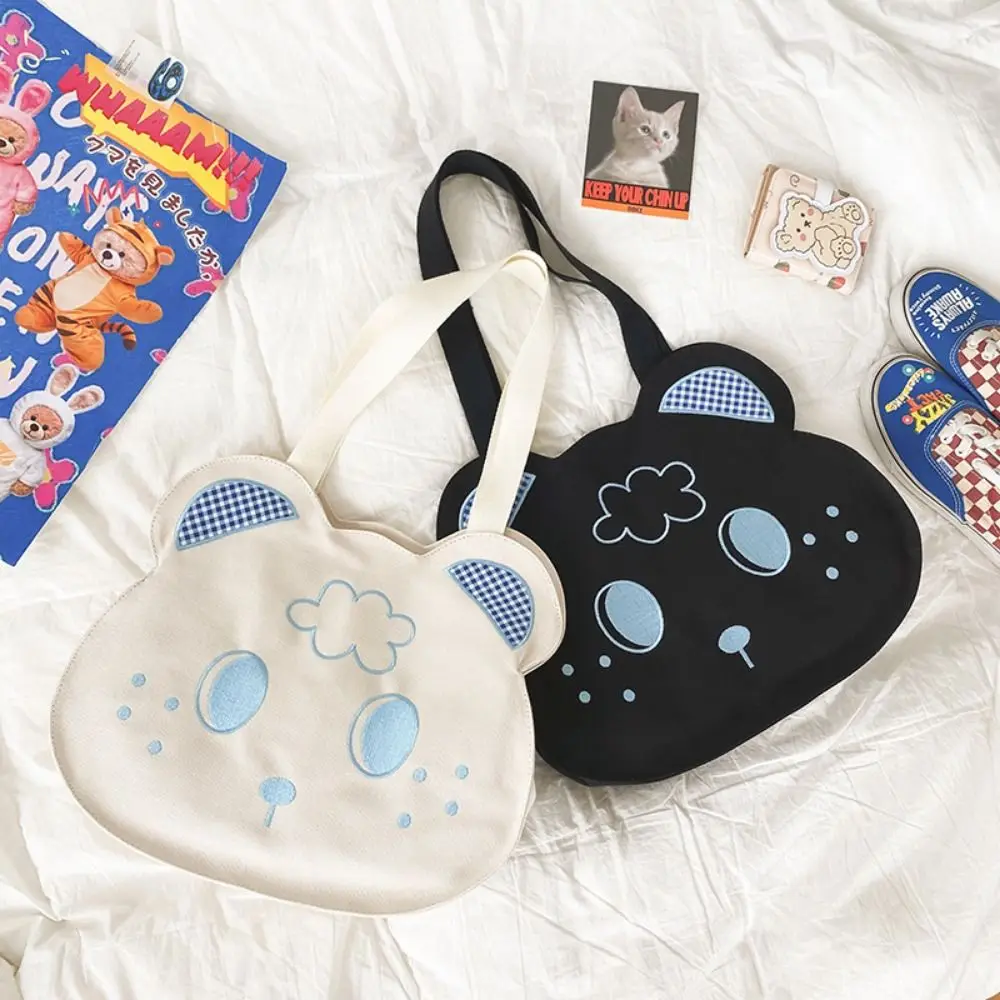 

Fashionable Trendy Bear Shoulder Bag Y2k Casual Cartoon Tote Handbags Large Capacity Cute Cosmetic Storage Organizer Ladies
