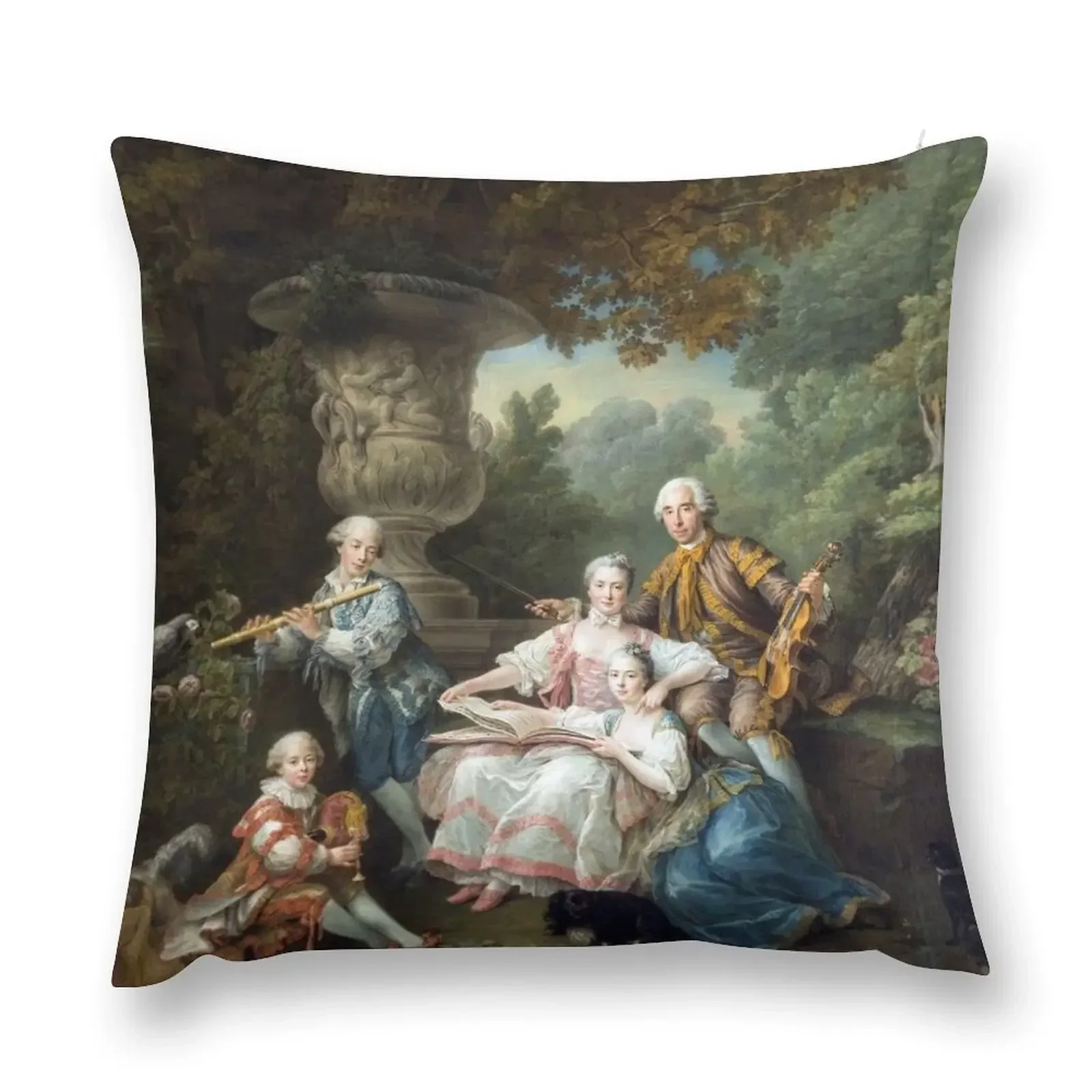 18th Century Idyll Throw Pillow Sofa Covers For Living Room sleeping pillows Pillow Case Christmas Sofa Cushions Cover pillow