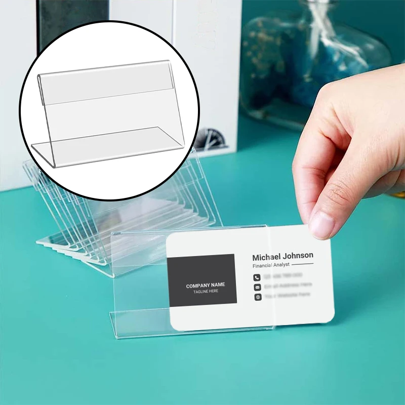 l forma acrilico tabela sign display stand nome preco card holder para retail padaria buffet preco claro card tag label stand 40 pcs 01