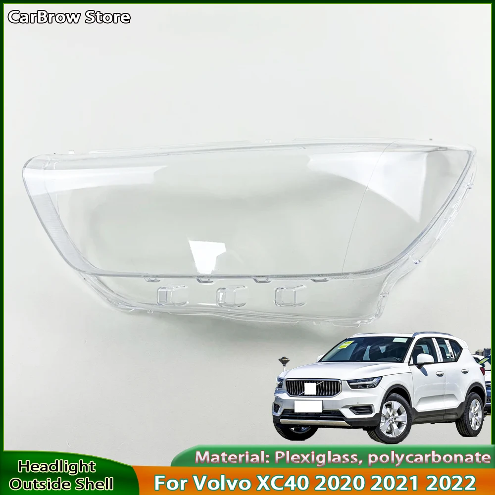 

Headlamp Bulb Lens Protector For Volvo XC40 2020 2021 2022 Automotive Transparent Headlight Assembly Housing