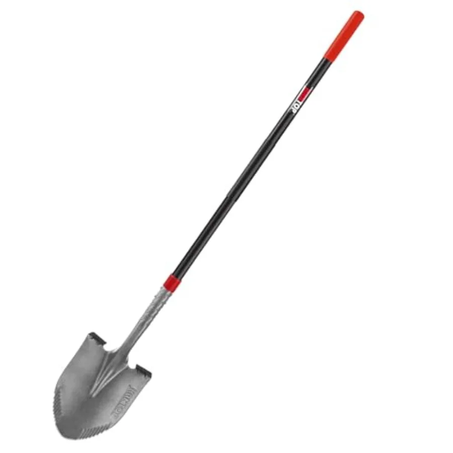 

Heavy Duty Garden Tools Digging Shovel Garden Shovel Spade with Long Fiberglass Handle for Digging and Garden Work58 inches