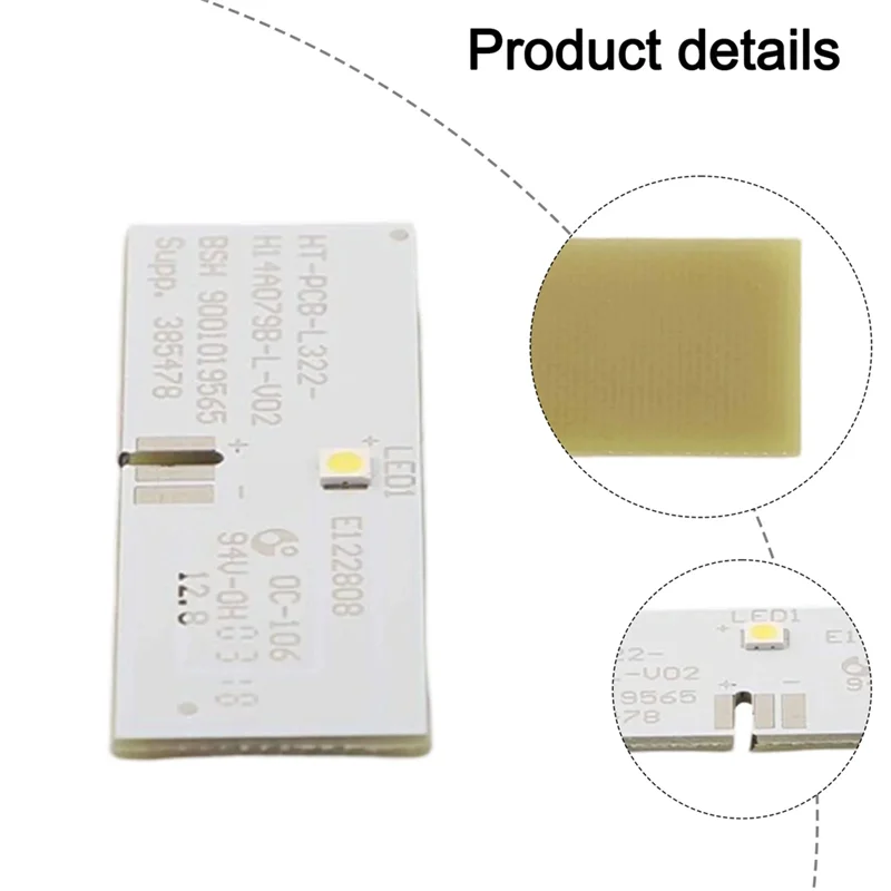 SHGO-Refrigerator LED Light Bar Parts For Siemens BSH9001019565 Home Appliance Lighting Accessories