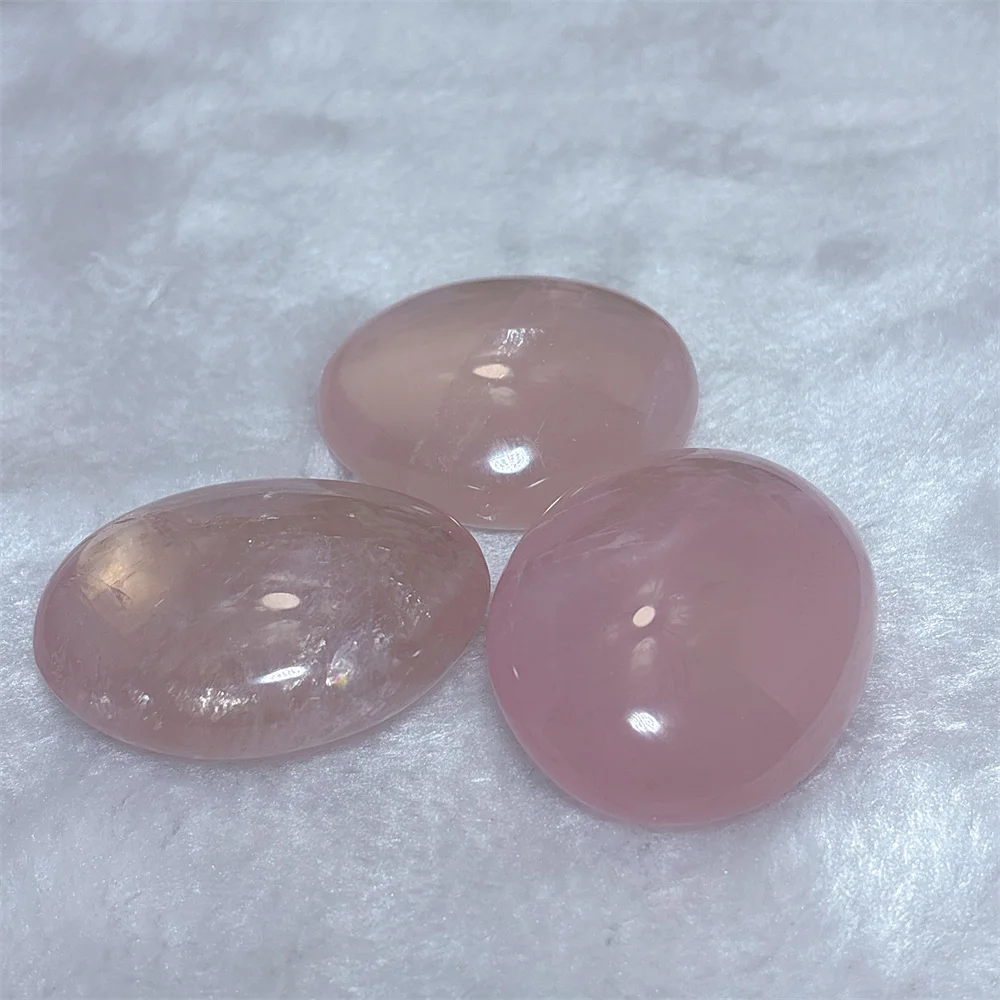 Rose Quartz Palm Crystal Natural Stone Quartz Minerals Home Decoration Reiki Craft Gemstone Energy Healing Garden decorations