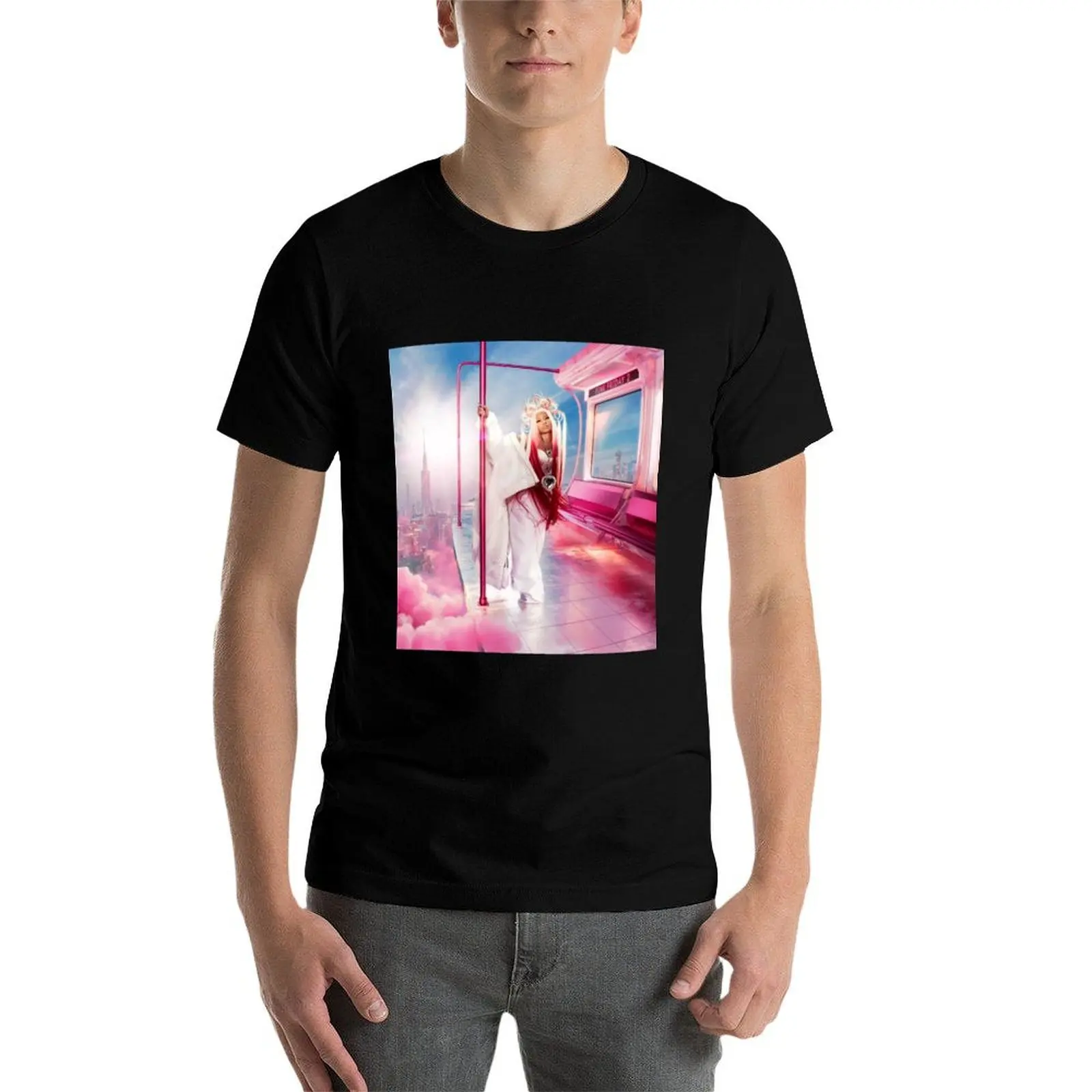 Nicki Minaj Pink Friday 2 T-Shirt Basic Daily Outfit Short Sleeve Tee view 4