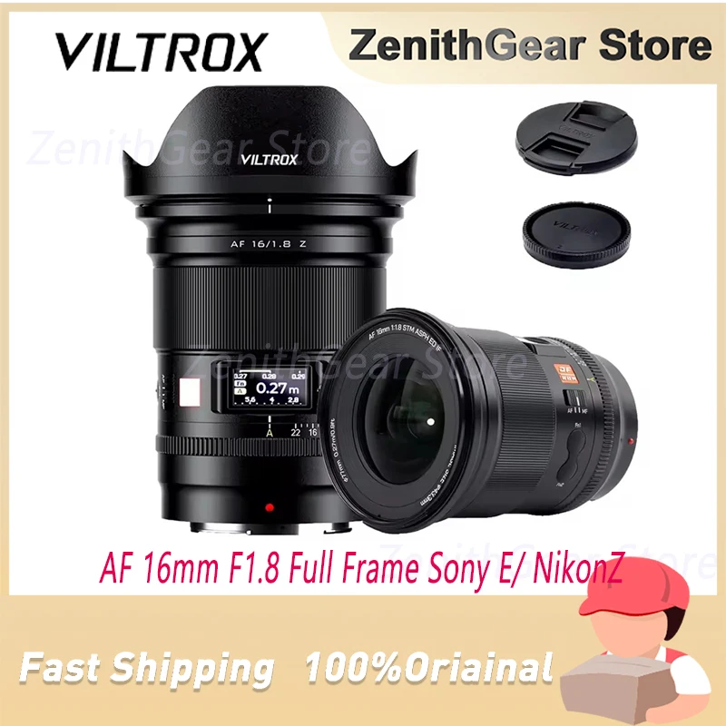 

Viltrox 16mm F1.8 Auto Focus Full Frame Ultra Wide Angle Lens LCD Screen for L Mount LUMIX S5 II S9 S1 II Sigma fp L Leica SL2-S