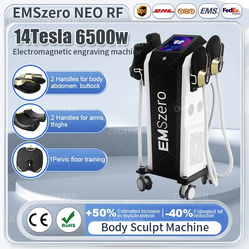 

EMSzero RF EMS Body Sculpt Machine 15 Electromagnetic Sculpting Slimming Fat Stimulation Muscle Stimulation Pelvic Body EMSZERO
