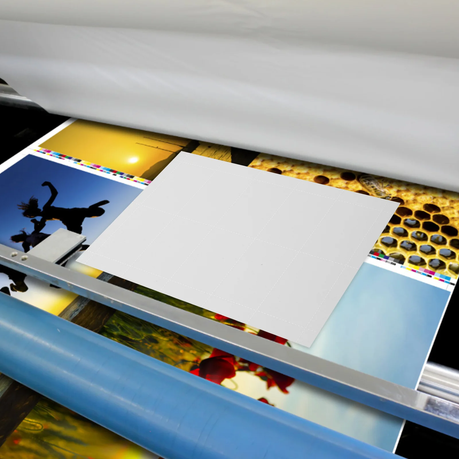 10 أوراق من ورق طباعة بطاقات العمل، بطاقات اسم فارغة، سريعة الجفاف، فارغة قابلة للطباعة، بطاقات عمل فارغة #6