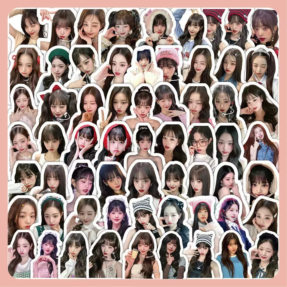 Pegatinas de Kpop IVE jang-wonyoung, pegatinas para maleta, álbum de recortes, portátil, papelería, juguete, 10/30/50/103 piezas