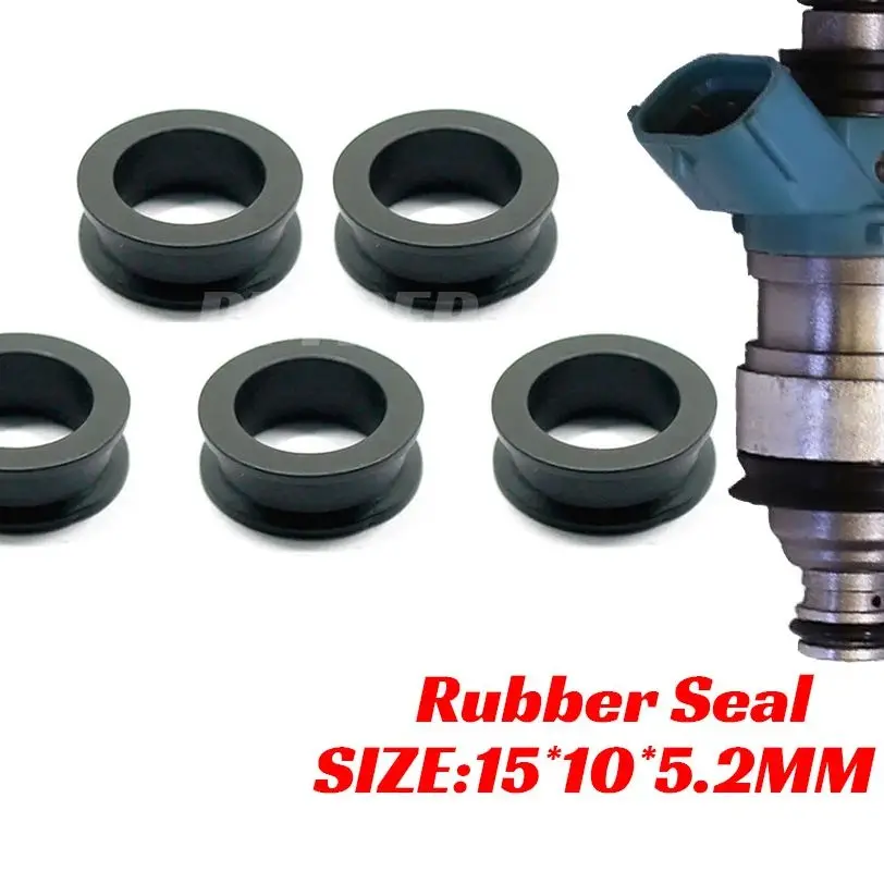 100 PCS Size 15*10*5.2mm W01331750021 2325020010 Fuel Injector Upper Rubber Seal 22008 For Toyota Previa Paseo