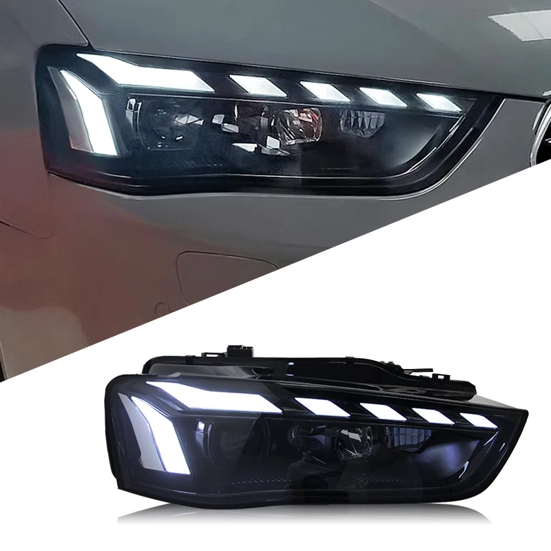 High quality car upgrade LED headlight head light front light Assembly for Audi A4 A4L 2013-2016 headlamp front lamp Accessories