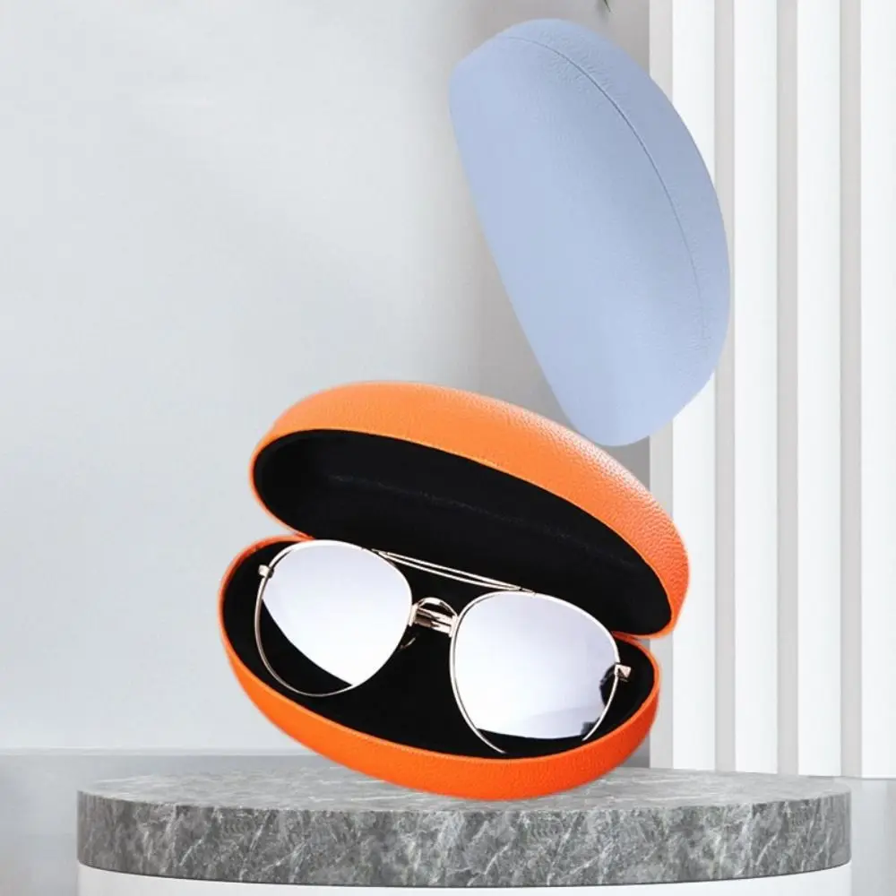 Fashion Iron Box Men and Women Leather Sunglasses Box Glasses Case Sunglasses Case Iron Box