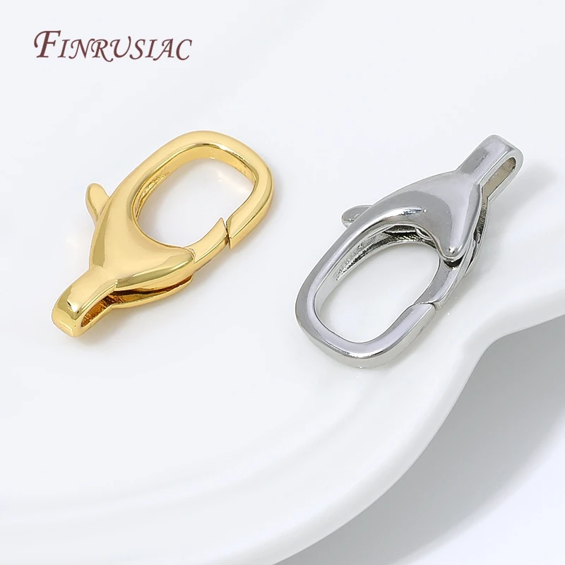 18K Gold Plated Mini Heart Spring Clasp,Lobster Clasp DIY Jewelry Making Findings Necklace Bracelet Connector Hook Accessories view 6