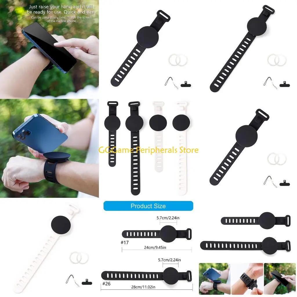 

U55B Ergonomic Phone Stand With Comfortable Wristband For Outdoor Activity