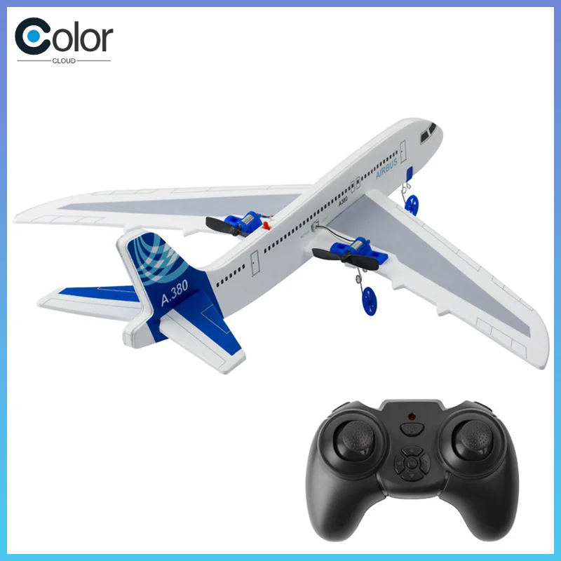 

A380 Airbus Fixed-Wing Two-Channel 2.4g Electric Epp Foam Shockproof Glider Remote Control Model Aircraft Children'S Toy