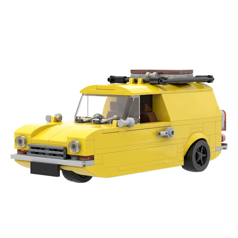 LEQUMOC 1981 Classic TV A Only Fools and Horses, Vehículo Amarillo de Juguete para Construir, 278 Piezas, Bloques de Construcción, Regalo
