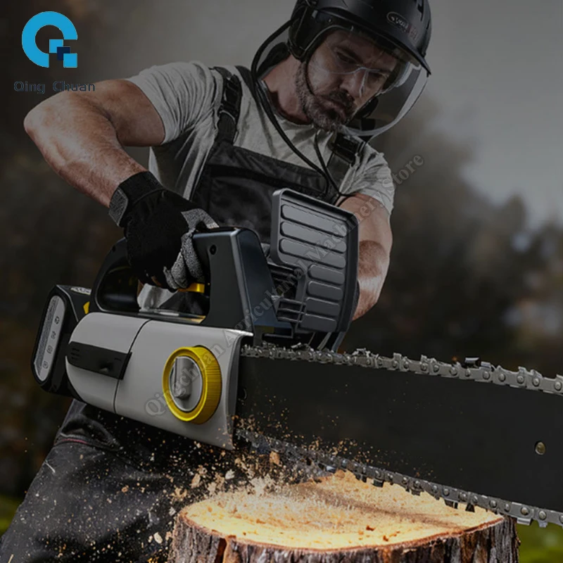 Brushless Electric Professional Lithium Battery Wood Cutting Saw Home Use Woodworking Charging Type Electric Chain Saw