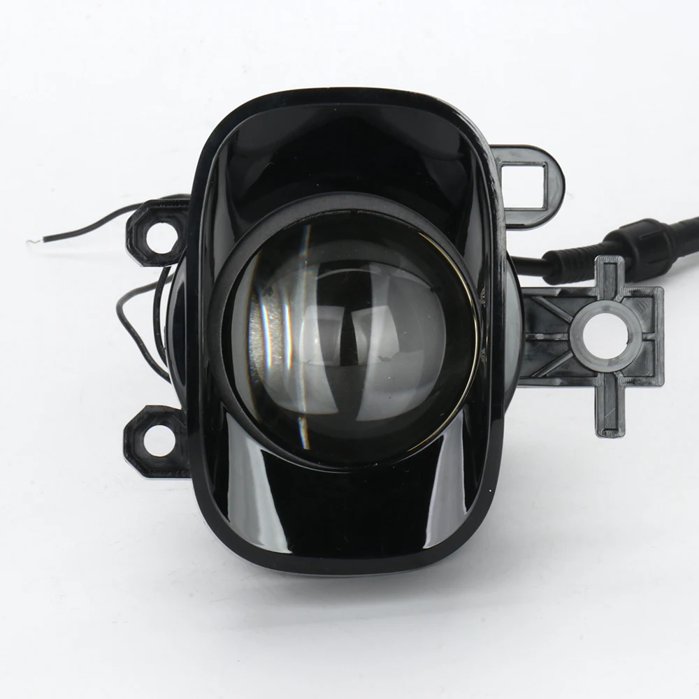 2 inch LED Fog Light Projector Lens Bi-LED Foglamp Hi/Lo Beam 3 Color Switching FOR Nissan Qashqai 2023-2024