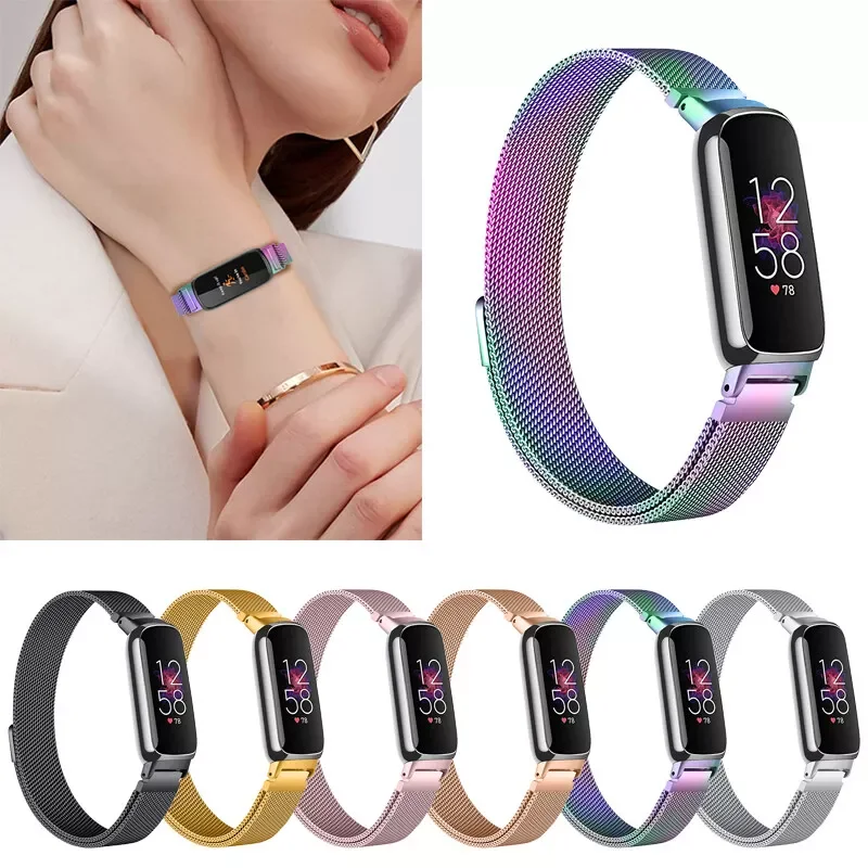 Metal Magnetic Band For Fitbit Inspire 3 Replacement Watch Strap Bracelet For Fitbit Inspire 3 Milanese Wristband Accessories