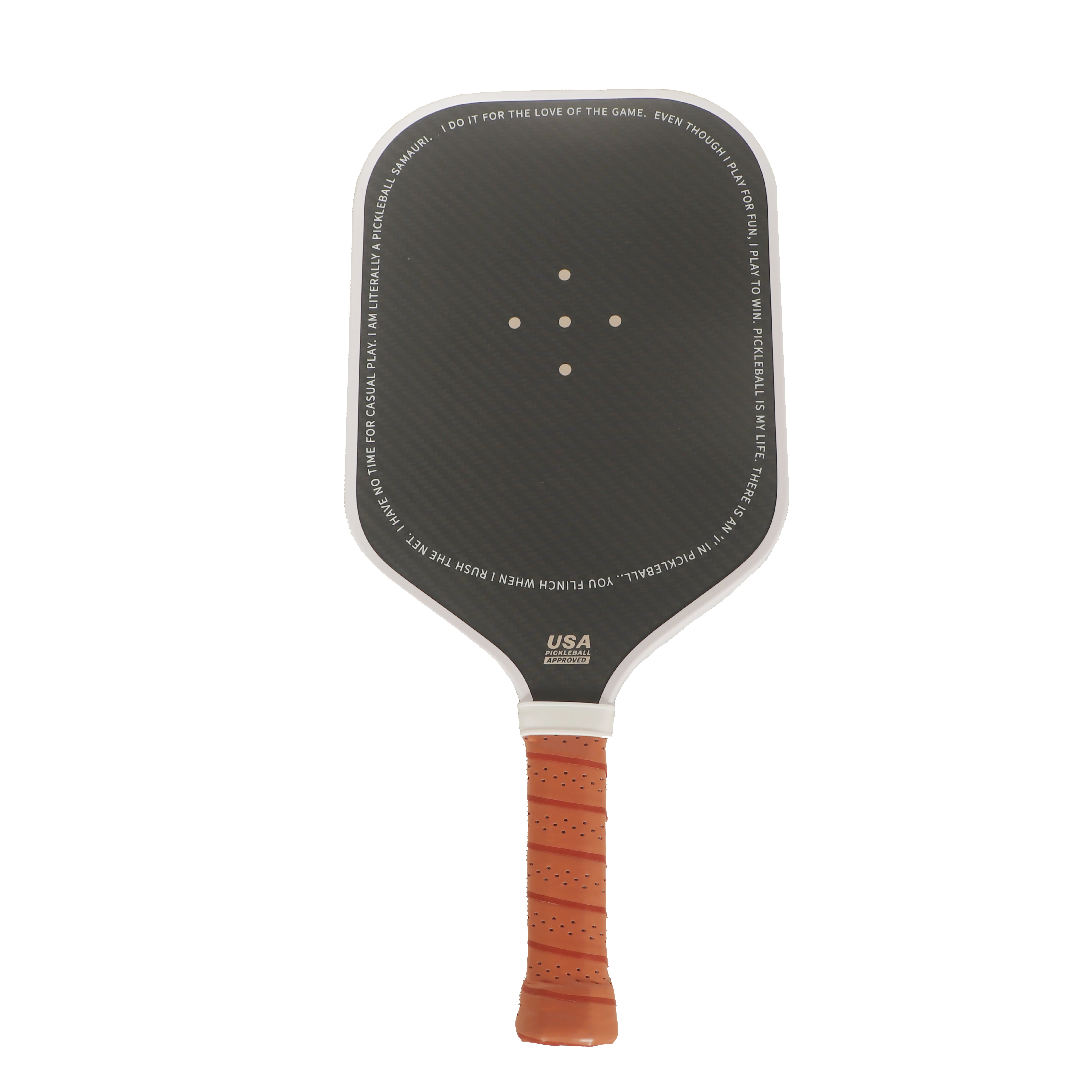 3K Carbon Fiber Pickleball Racket Surface With High Grit & Spin 16MM Polypropylene Honeycomb Core Lightweight Pickleball Paddle