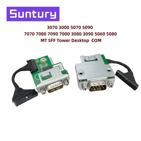 For Optiplex 3070 3000 5070 5090 7070 7090 7000 3080 5060 5080 MT SFF Tower Desktop COM Serial Port Board 0T5HNR 0KMW3T