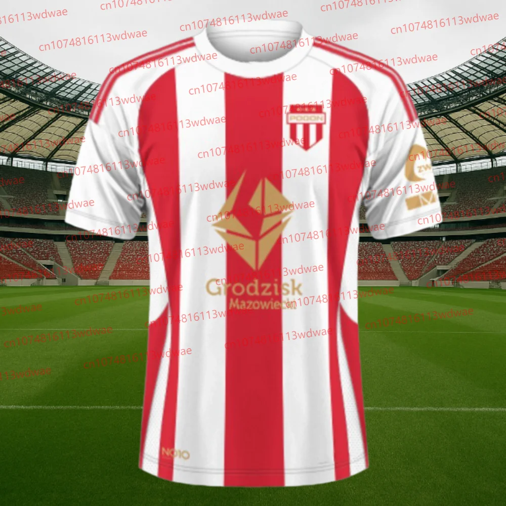25-26 New Polnisches Fußball-Männer-Fußballtrikot Polen Schnelltrocknendes Banco-Trikot-Set Herren Polska Football KID-Trikot-Kits
