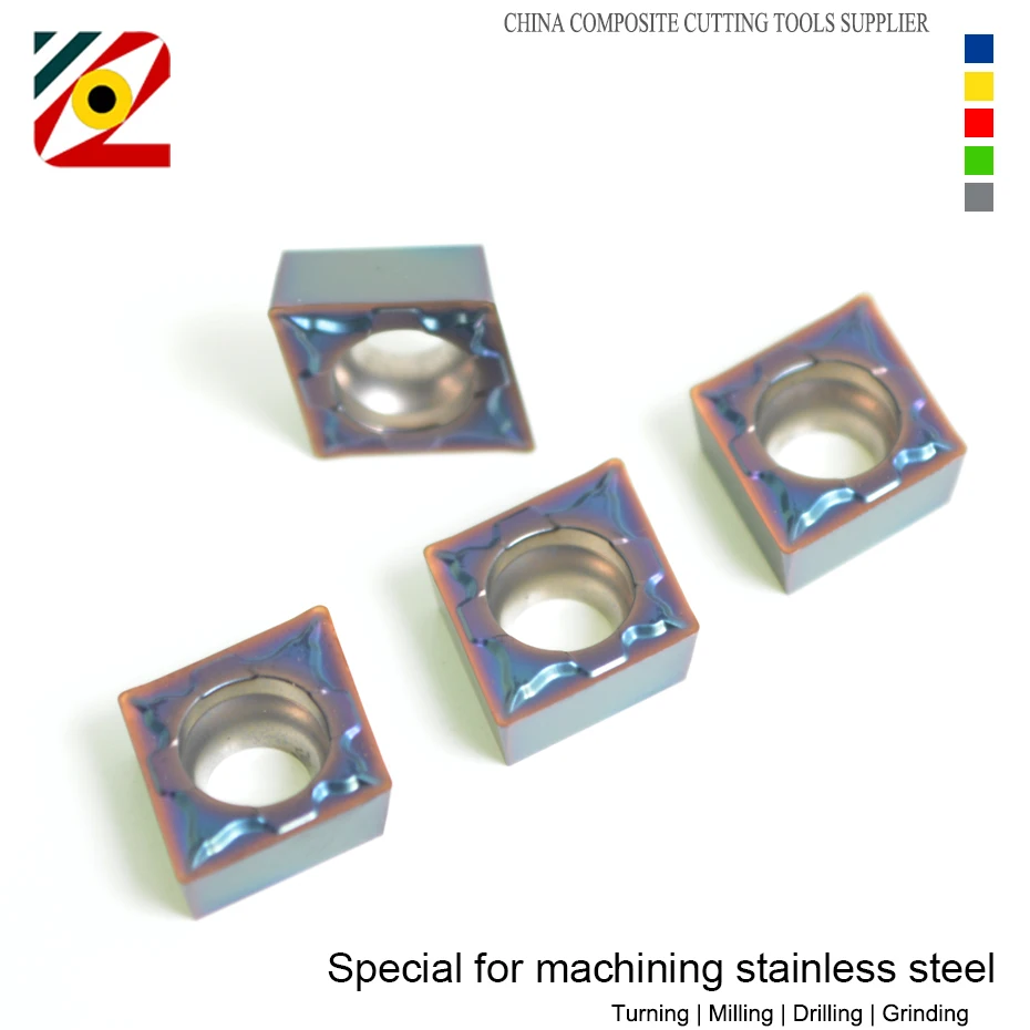 For Stainless Steel CCMT060202 CCMT060204 CCMT09T302 CCMT09T304 CNC Carbide Inserts CCMT High quality Tungsten Turning Tools