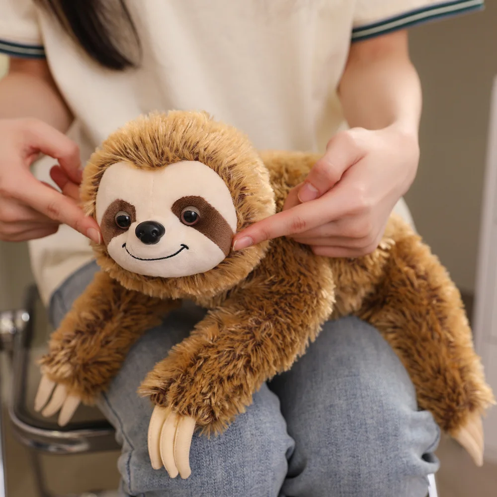

1Pc 24/30CM Kawaii Sloth Plush Toys Cute Simulation SLoth Pillow Stuffed Soft Animal Toy for Birthday Gift Accompany Toy