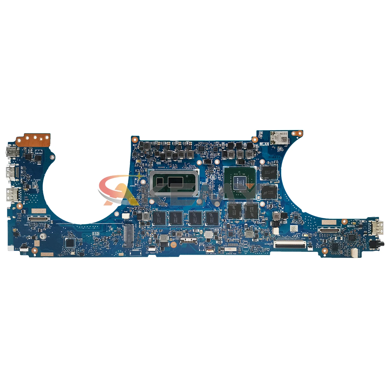 AE UX563FD Carte Mère Pour Asus ZenBook Flip Q536FD UX563F BX563FD Ordinateur Portable i5 i7 10e Gen CPU GTX1050 8G/16G RAM