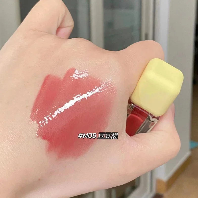 Fidoo brillo de labios con luz de agua, brillo de labios de espejo, hidratante de larga duración, hidratante, hidratante, Cosméticos de maquillaje no graso de Corea