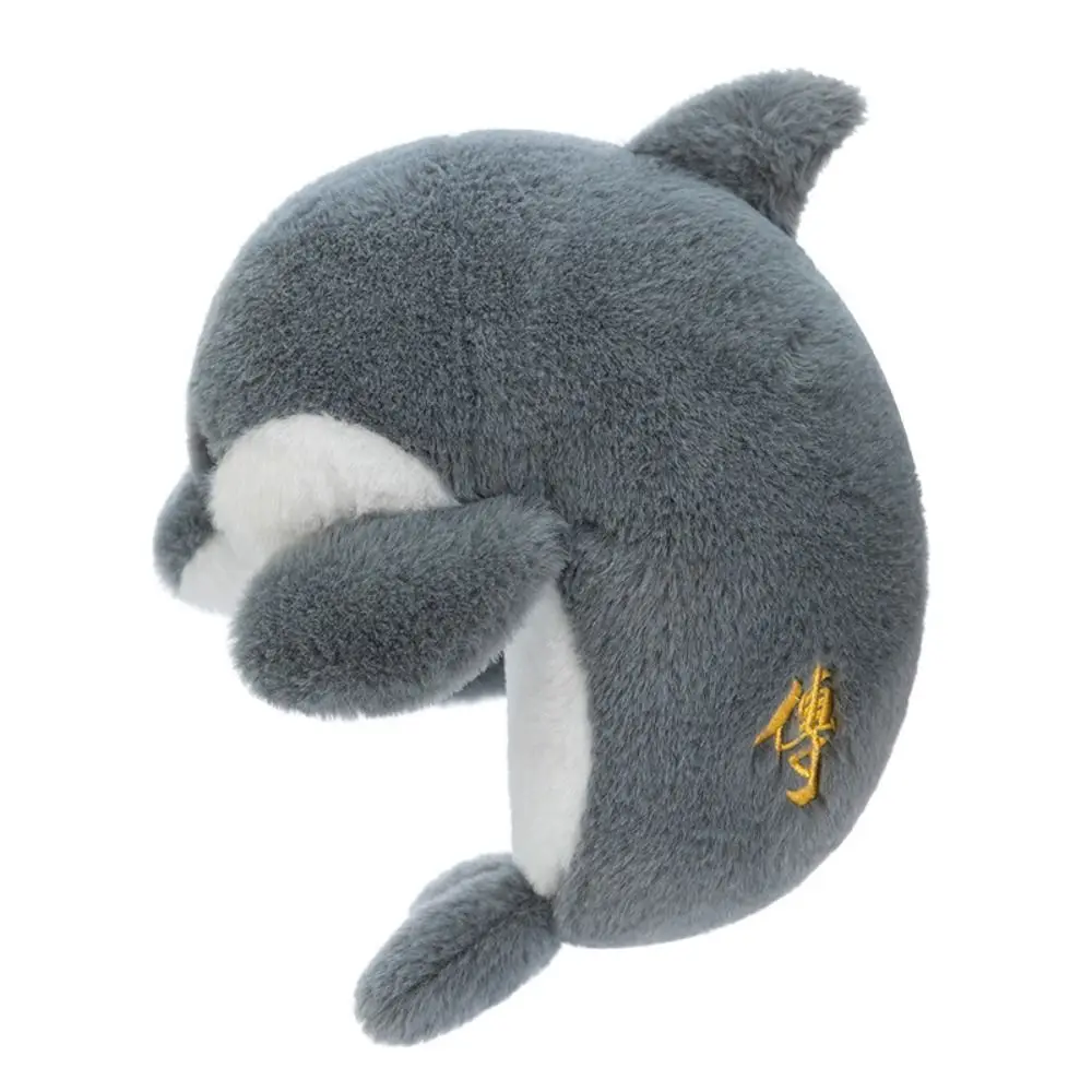 

Комфортные игрушки, меховая печать, аниме, коллекция кукол-печать, успокаивающая подушка с дельфином, мультяшная 21 см, акула, день рождения, Рождество