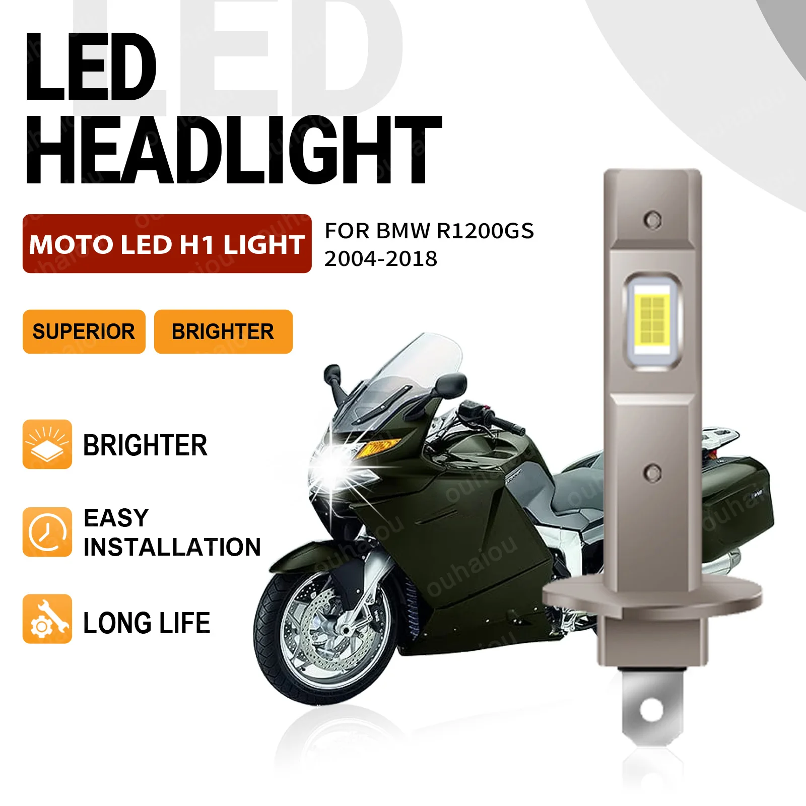 

1 шт. мотоциклетные 60 Вт H7 H4 H11 H1 20000 лм CSP светодиодные лампы для Honda Yamaha YZF Benell Kawasaki Suzuki Ducati Triumph