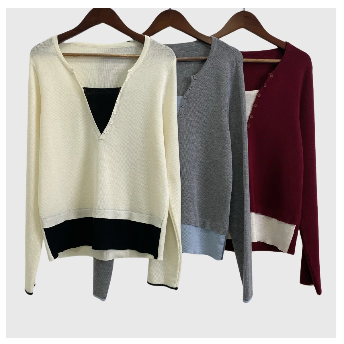 Frauen Frühling und Herbst Neue Mode Pullover Pullover Langarm dame Gestrickte Top Koreanischen Stil Top 2025, Grundlegende stil
