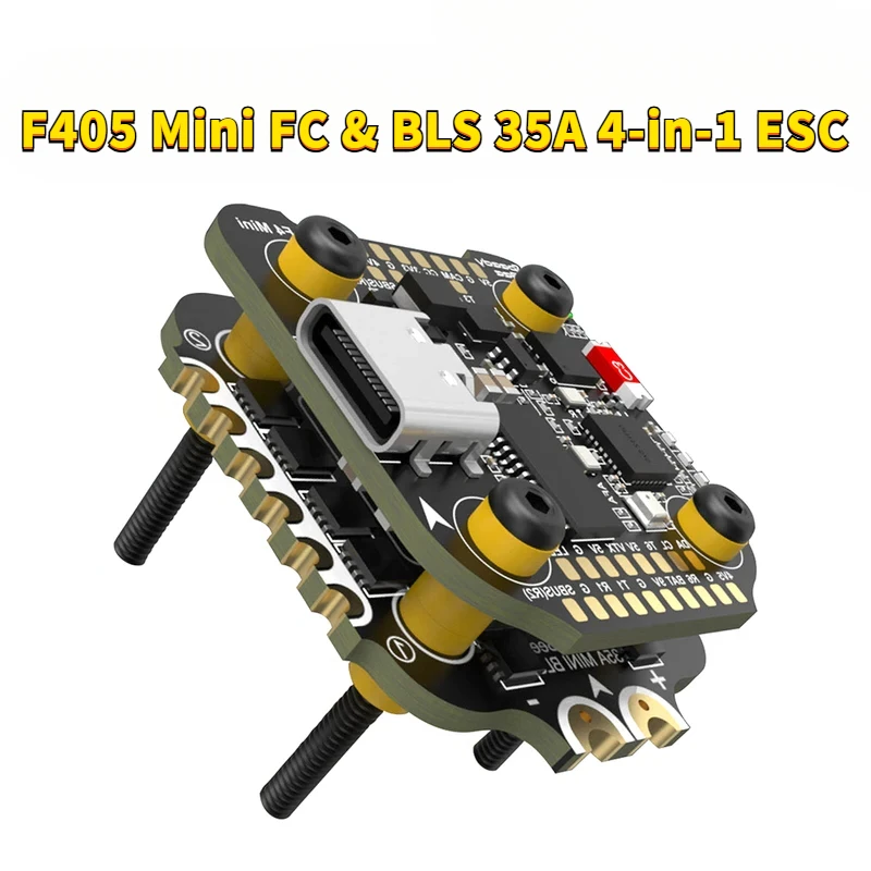 

SpeedyBee F405 Mini V2 20x20 Stack FC & 35A 4in1 ESC - 3-6S Dual BECs RC FPV Racing Drone