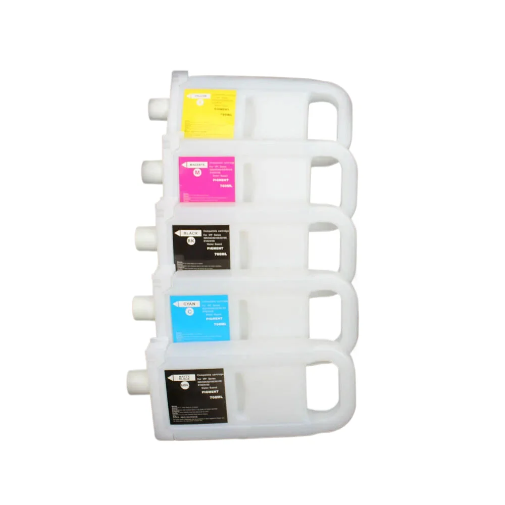 

PFI-710 PFI710 PFI 710 Refillable Ink Cartridge With Permanent Chip For Canon TX-2000 TX-3000 TX-4000 Printer 700ML 5Colors/Set