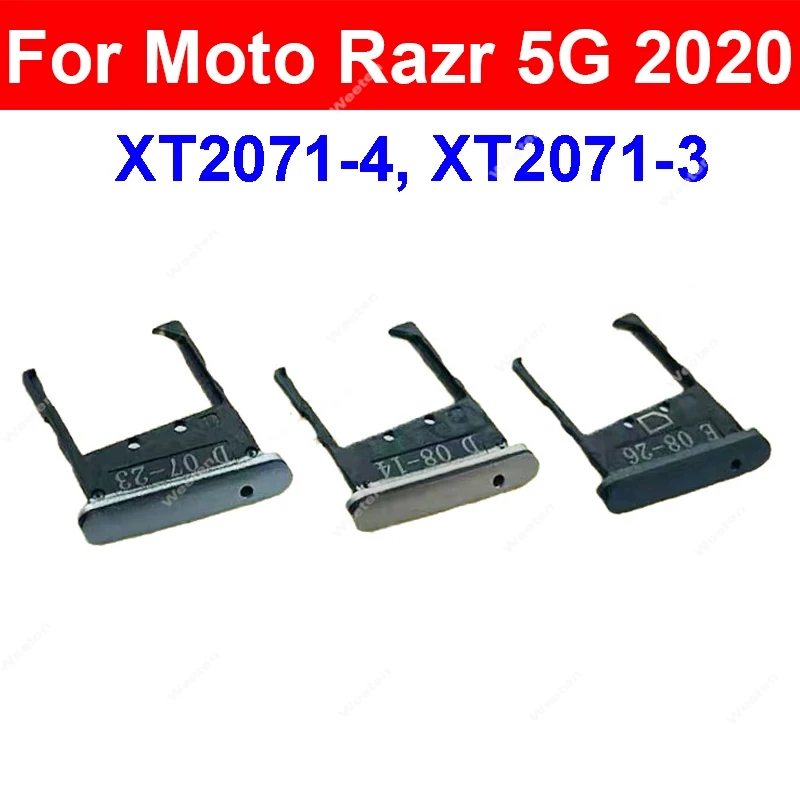 

Sim Card Slot For Motorola MOTO Razr 5G 2020 XT2071 Razr 2022 XT2251 SIM Card Tray Holder Reader Card Adapter Replacement Parts