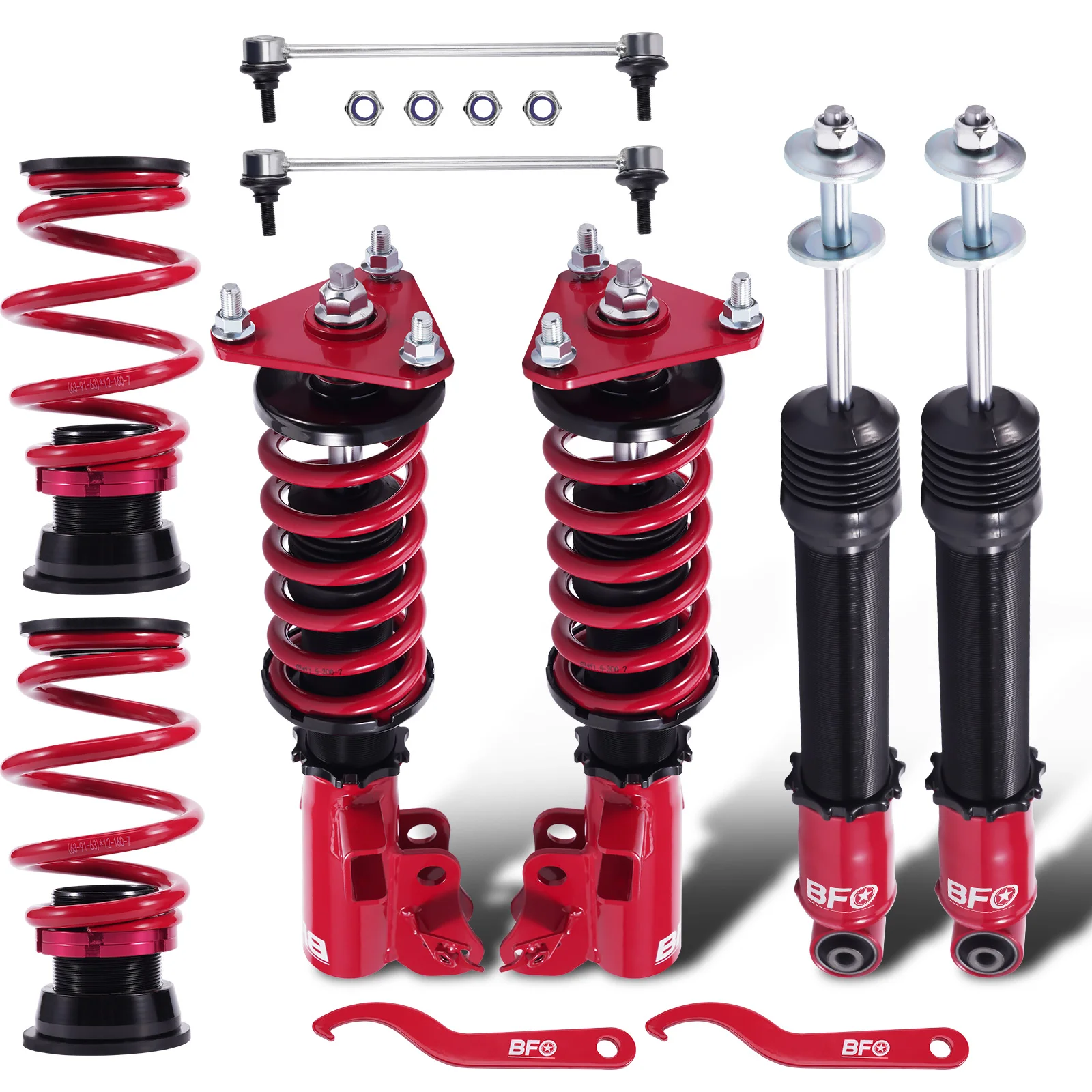 Coilovers Struts Suspension Springs Kit For Honda Civic 2012-2015 - Return