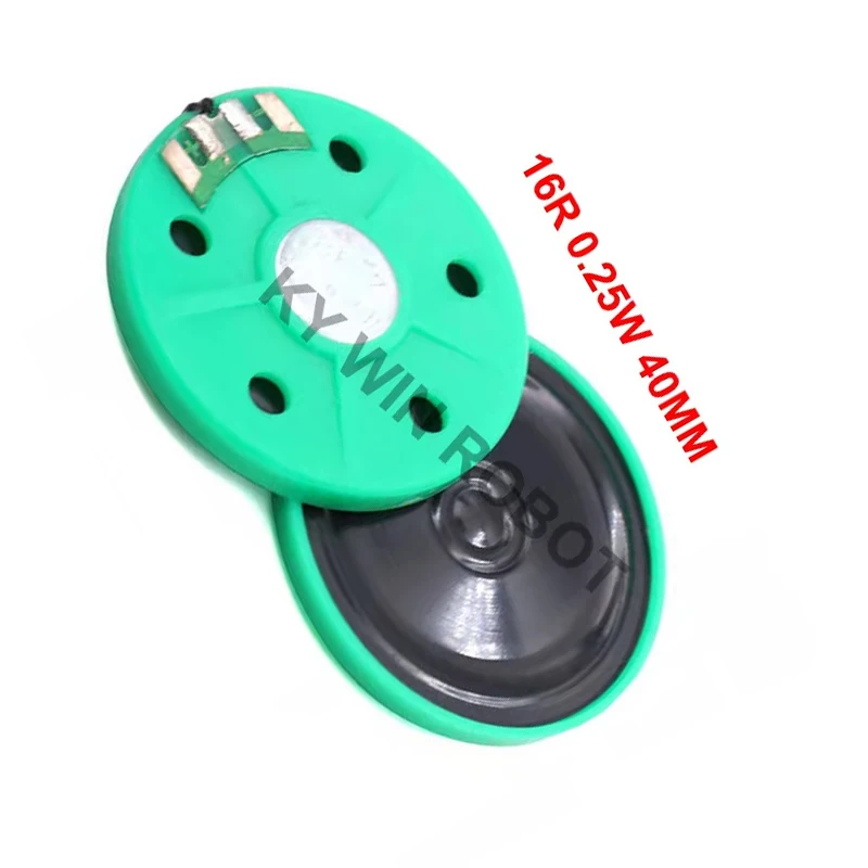 2pcs/lot New Ultra-thin speaker Phone horn Toy-car horn 16 ohms 0.25 watt 0.25W 16R speaker Diameter 40MM 4CM thickness 4MM