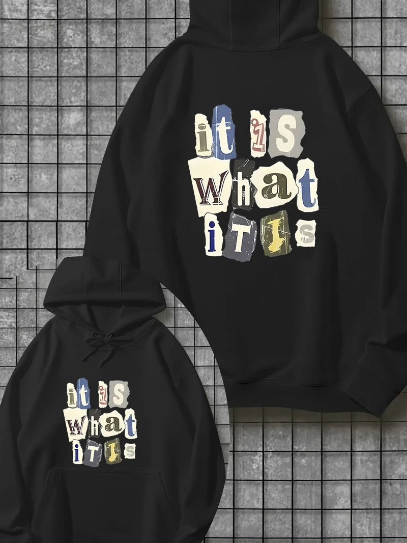 

2025 Autumn and Winter Hooded Sweatshirt _ Printed Double Sided Men's Hooded High-end Luxury Is for Both Men and Women Top