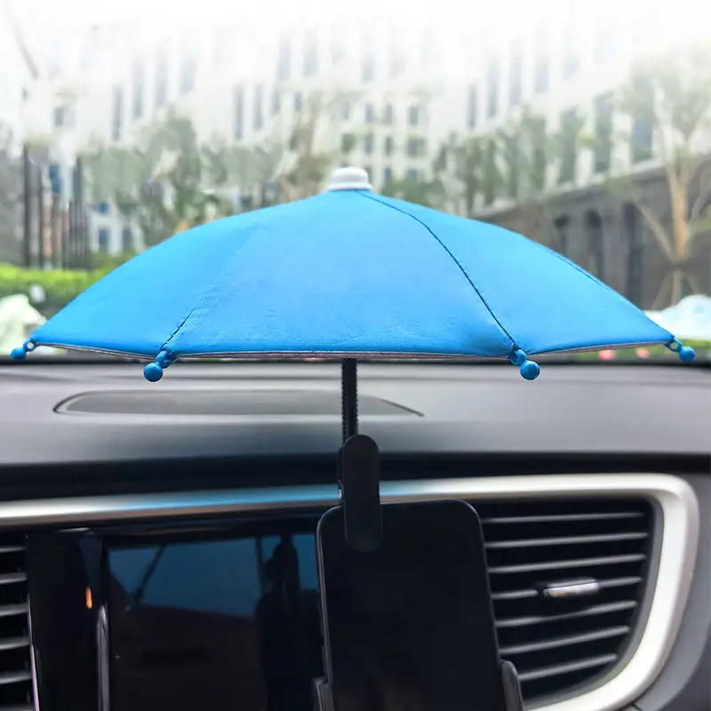 Biegsames Design Auto-Handy-Sonnenschutz Blendschutz mit Clip Handy-Regenschirm Verstellbare Rutschfeste Auto-Handyhalterung – Detail 7