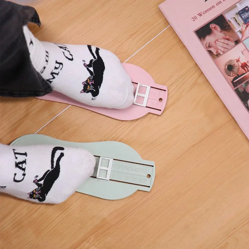 Universal Adjustable Range Practical Plastic Shoes Size Measuring Children Feet Ruler Foot Measure Gauge Measures Tool
